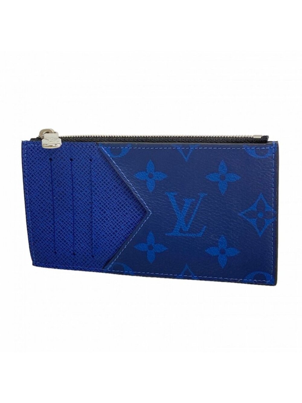Louis Vuitton Coin Case Taigarama Card Holder Cobalt - Picture 1 of 6
